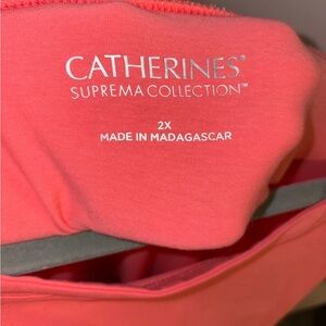 Catherines Coral Pink Suprema Collection Top